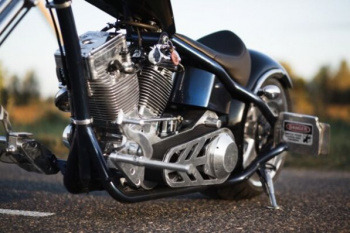Эксклюзив Редкая модель Bourget’s Bike Works Dragon Rigid Choppe, 2006 г.