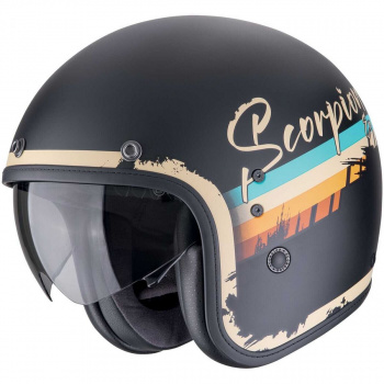 Шлем scorpion belfast evo adonis noir mat-beige (363)