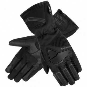 Перчатки кожано-текстильные ozone touring wp black