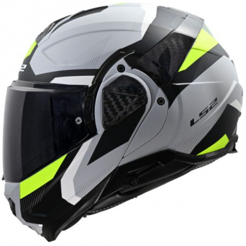 Шлем ls2 ff910 advant ii triple light grey h-v yellow