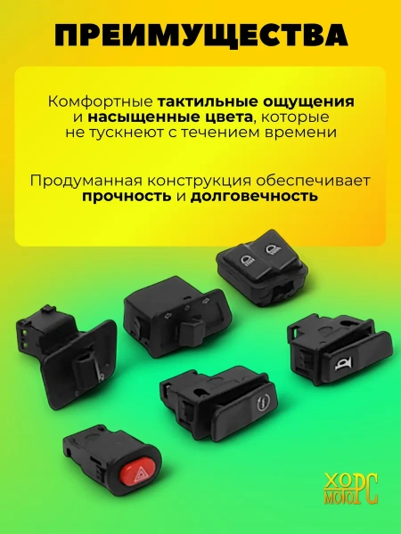 Кнопка (выключатель) на Sym Crox, 2024 г.
