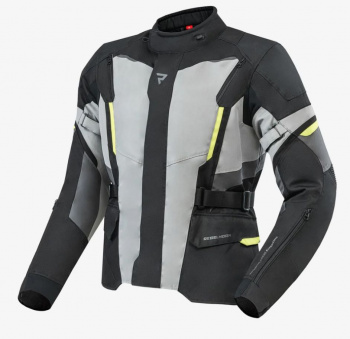 Куртка текстильная rebelhorn scout black/grey/fluo yellow