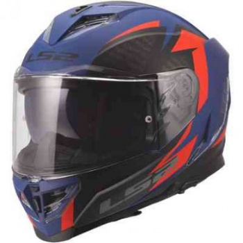 Шлем ls2 ff818 storm iii dynamo blue red