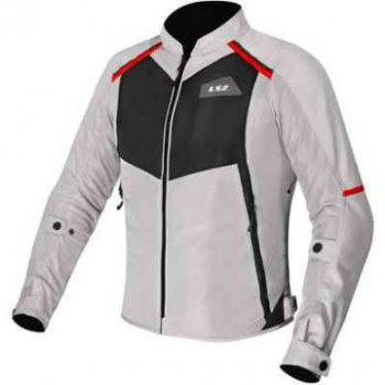 Куртка ls2 breeze lady grey black red