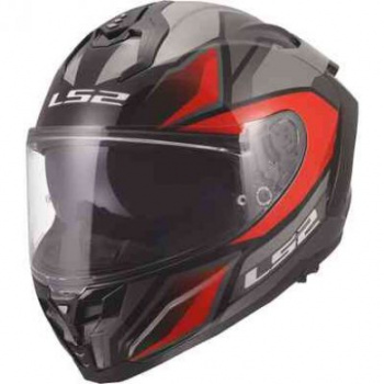 Шлем ls2 ff817 challenger ii viper grey red