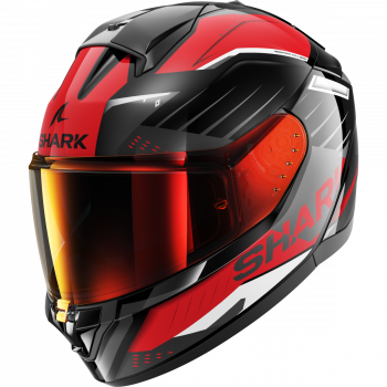 Шлем shark ridill 2 bersek black white red