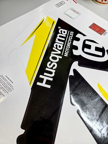 Наклейки (графика) мотоцикла  husqvarna 2016-2019, GR7, Avantis enduro hs, Husky