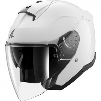 Шлем shark skwal jet blank pearl white
