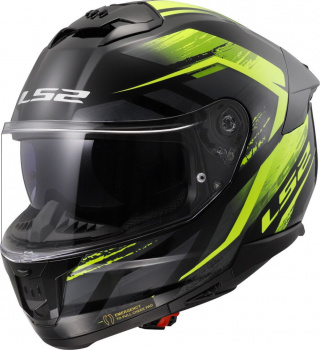 Мотоциклетный шлем ls2 ff808 stream ii fury black h-v yellow-06